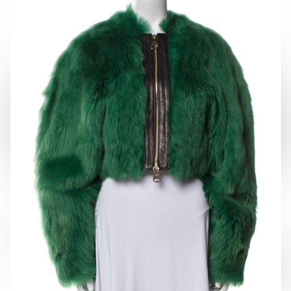 Khaite Fur Bomber Jacket - Picture 1 of 3